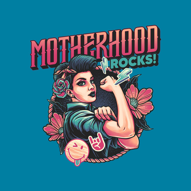 Motherhood Rocks-None-Removable Cover w Insert-Throw Pillow-momma_gorilla