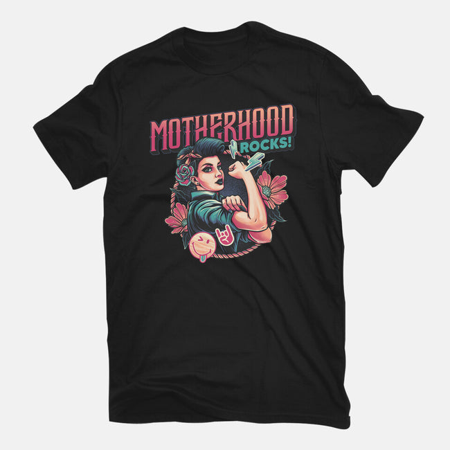 Motherhood Rocks-Mens-Heavyweight-Tee-momma_gorilla