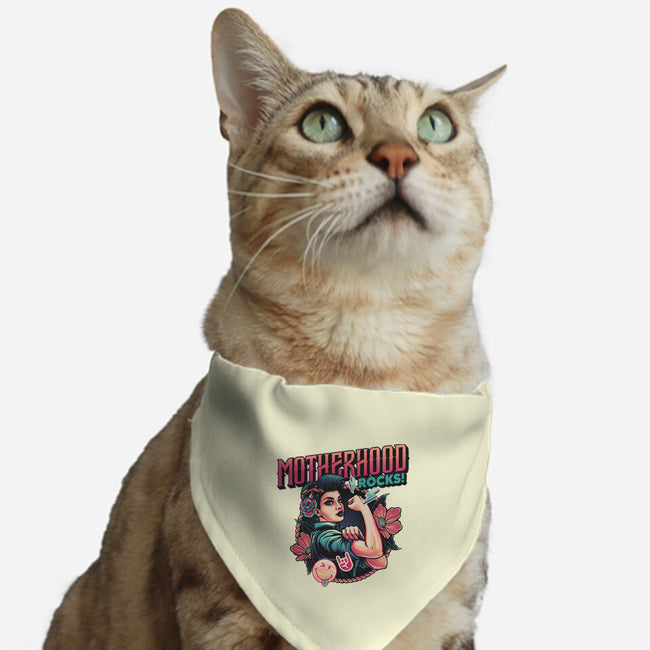Motherhood Rocks-Cat-Adjustable-Pet Collar-momma_gorilla