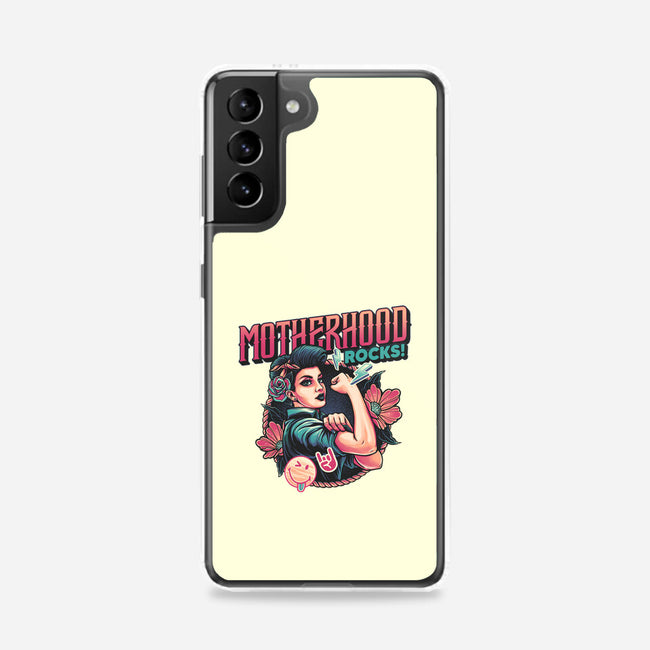 Motherhood Rocks-Samsung-Snap-Phone Case-momma_gorilla