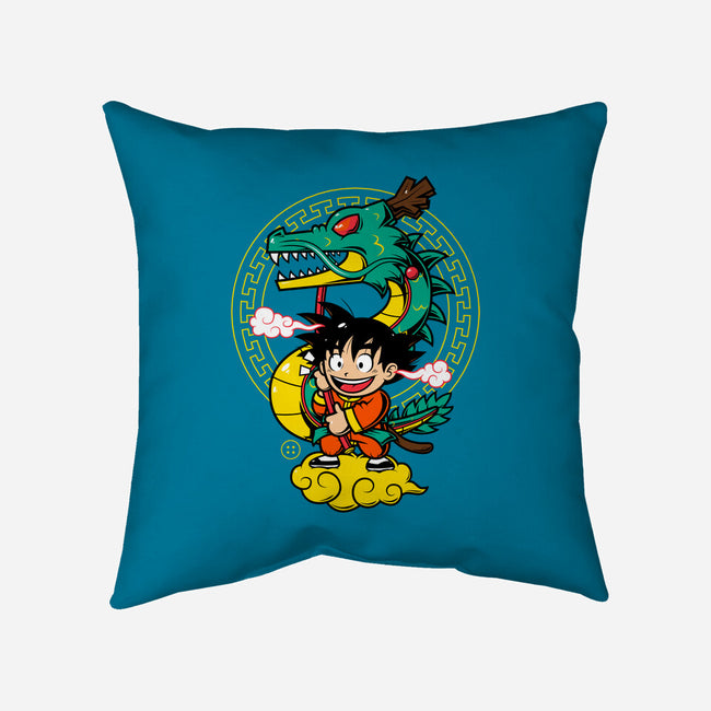 The Dragon Dancer In The Sky-None-Removable Cover w Insert-Throw Pillow-krisren28