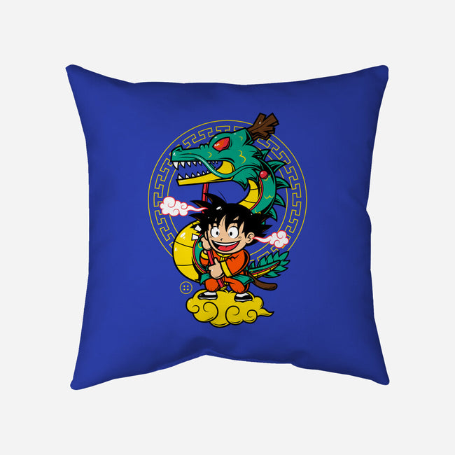 The Dragon Dancer In The Sky-None-Removable Cover-Throw Pillow-krisren28