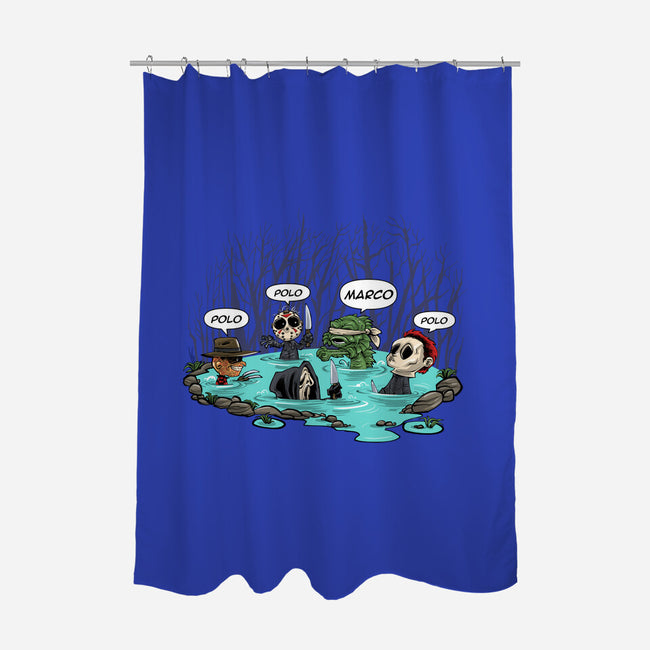 Slasher Lagoon-None-Polyester-Shower Curtain-zascanauta