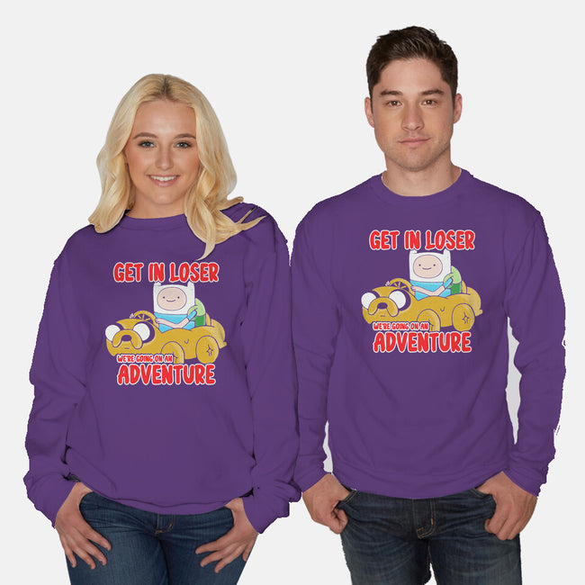 We're Going On An Adventure-Unisex-Crew Neck-Sweatshirt-turborat14