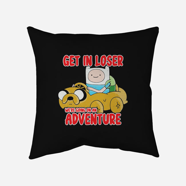 We're Going On An Adventure-None-Removable Cover-Throw Pillow-turborat14