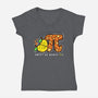 Sweet As Mango Pie-Womens-V-Neck-Tee-bloomgrace28