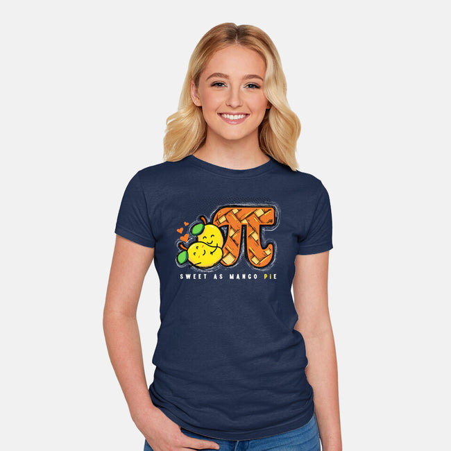 Sweet As Mango Pie-Womens-Fitted-Tee-bloomgrace28