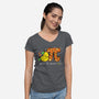 Sweet As Mango Pie-Womens-V-Neck-Tee-bloomgrace28