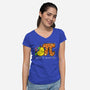 Sweet As Mango Pie-Womens-V-Neck-Tee-bloomgrace28