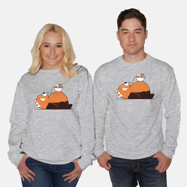 Ramen Time-Unisex-Crew Neck-Sweatshirt-sebasebi