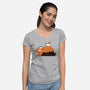 Ramen Time-Womens-V-Neck-Tee-sebasebi