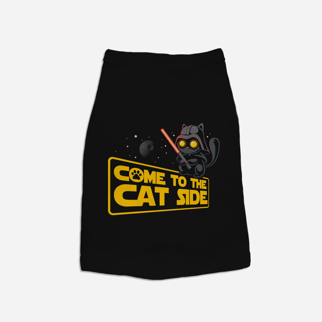 Come To The Cat Side-Cat-Basic-Pet Tank-erion_designs