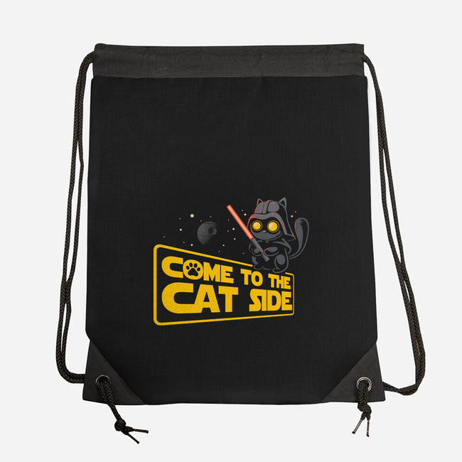 Come To The Cat Side-None-Drawstring-Bag-erion_designs