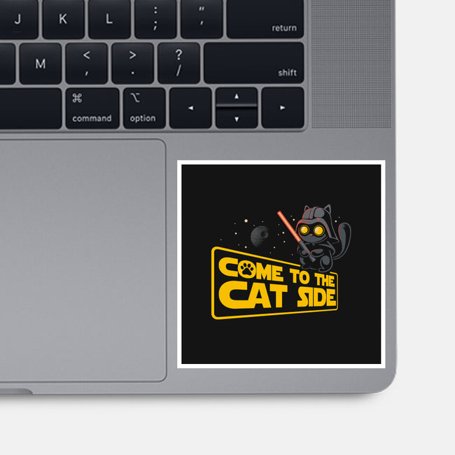 Come To The Cat Side-None-Glossy-Sticker-erion_designs