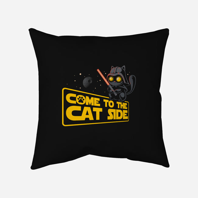 Come To The Cat Side-None-Non-Removable Cover w Insert-Throw Pillow-erion_designs