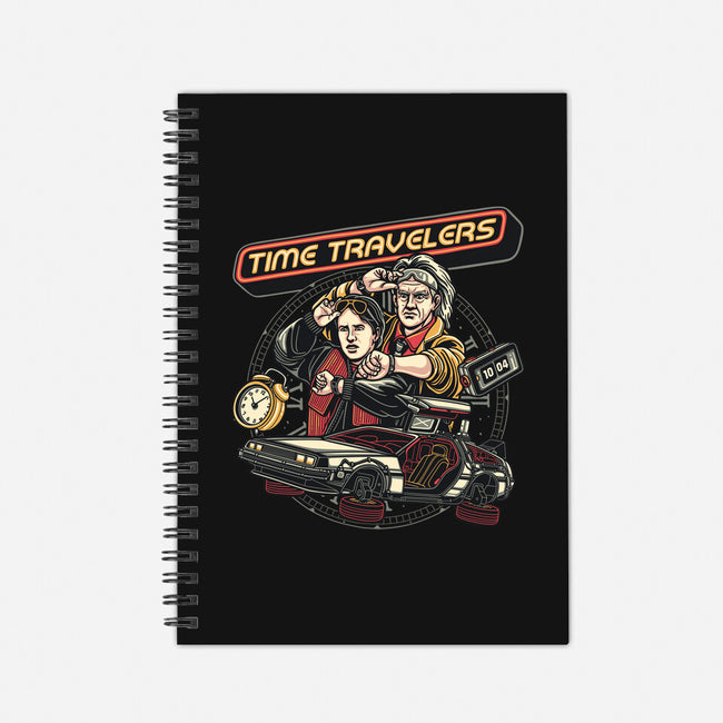 Time Travelers-None-Dot Grid-Notebook-momma_gorilla