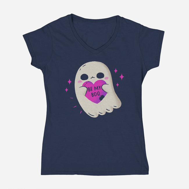 Be My Boo-Womens-V-Neck-Tee-xMorfina