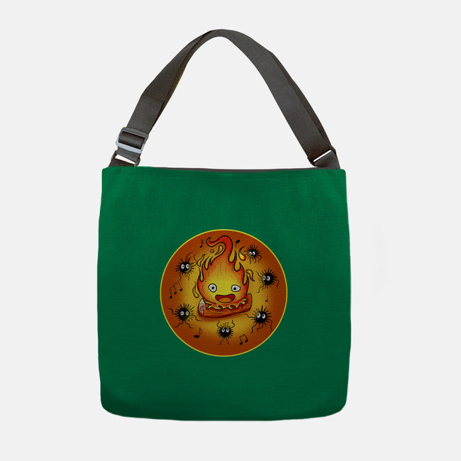 Dance Of Fire-None-Adjustable Tote-Bag-nickzzarto