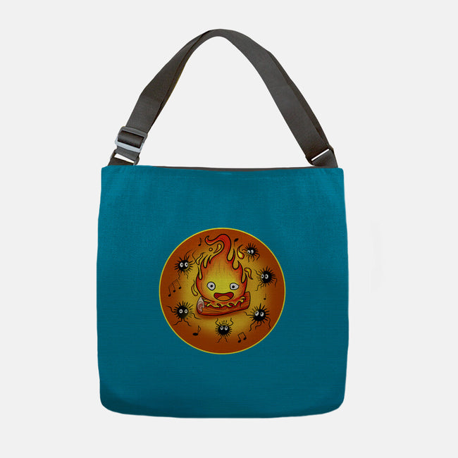 Dance Of Fire-None-Adjustable Tote-Bag-nickzzarto