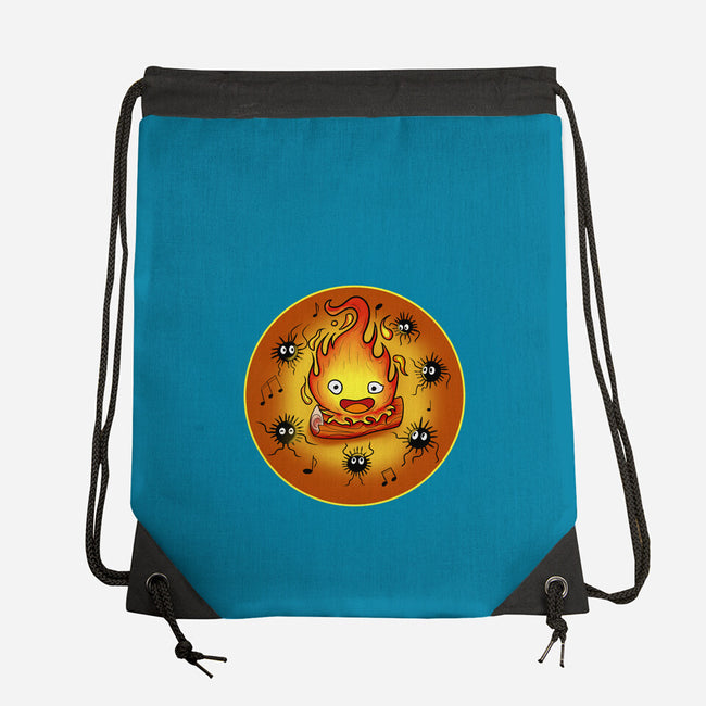 Dance Of Fire-None-Drawstring-Bag-nickzzarto