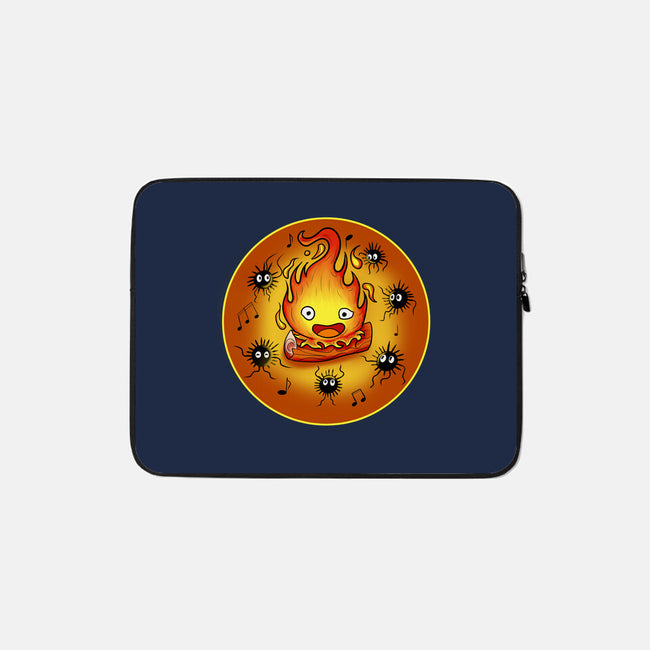 Dance Of Fire-None-Zippered-Laptop Sleeve-nickzzarto