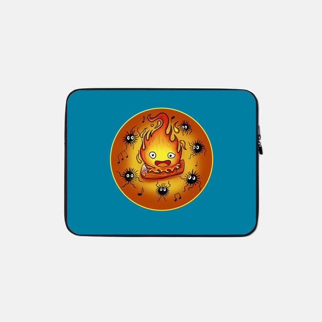 Dance Of Fire-None-Zippered-Laptop Sleeve-nickzzarto