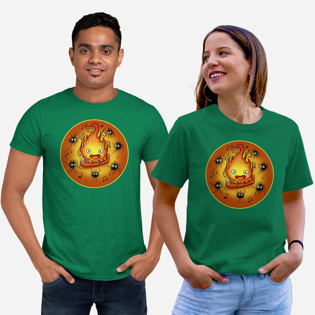 Dance Of Fire-Unisex-Basic-Tee-nickzzarto