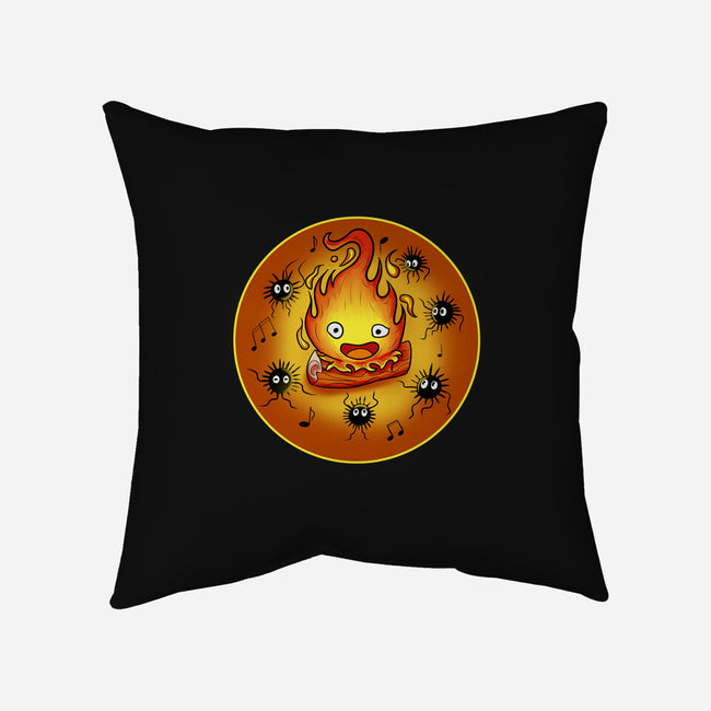 Dance Of Fire-None-Non-Removable Cover w Insert-Throw Pillow-nickzzarto