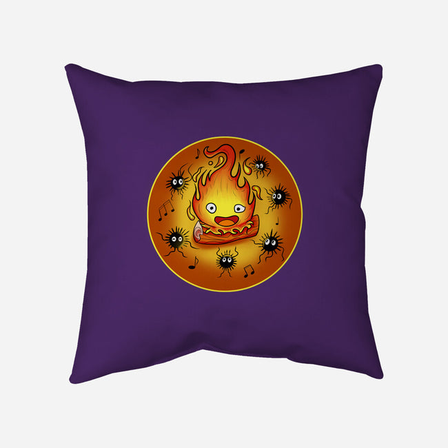 Dance Of Fire-None-Removable Cover-Throw Pillow-nickzzarto