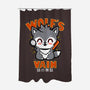 Wolf's Vain-None-Polyester-Shower Curtain-Boggs Nicolas