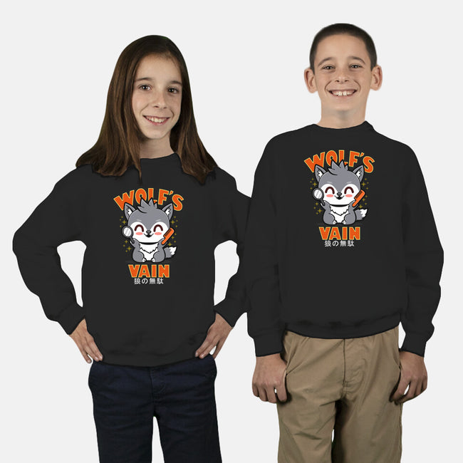 Wolf's Vain-Youth-Crew Neck-Sweatshirt-Boggs Nicolas