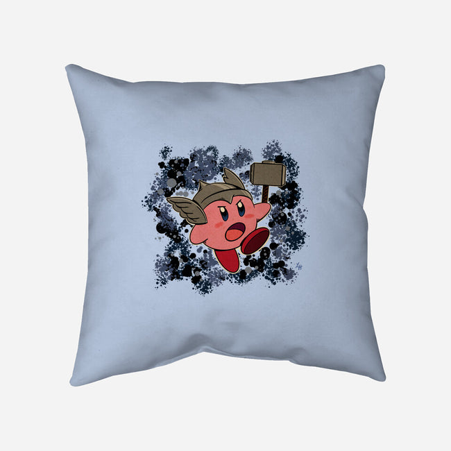 Kirby Krackle-None-Removable Cover w Insert-Throw Pillow-ligerlillie