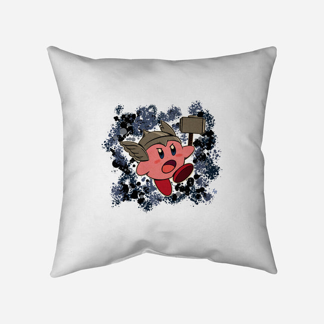 Kirby Krackle-None-Removable Cover w Insert-Throw Pillow-ligerlillie