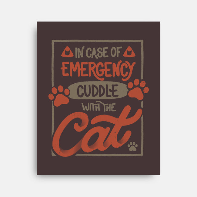 Cuddle With The Cat-None-Stretched-Canvas-tobefonseca
