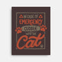 Cuddle With The Cat-None-Stretched-Canvas-tobefonseca