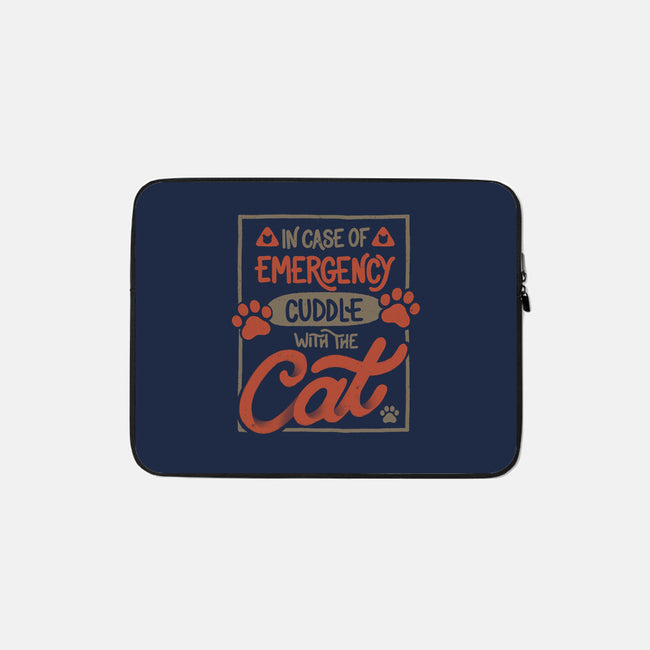 Cuddle With The Cat-None-Zippered-Laptop Sleeve-tobefonseca