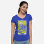 The Gamer-Womens-V-Neck-Tee-turborat14