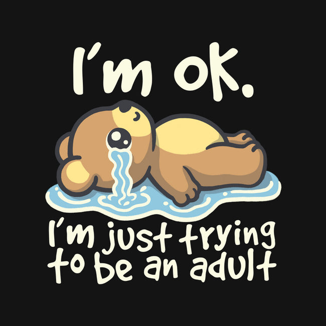 Trying To Be An Adult-Unisex-Pullover-Sweatshirt-NemiMakeit