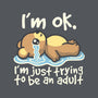 Trying To Be An Adult-Unisex-Pullover-Sweatshirt-NemiMakeit