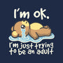 Trying To Be An Adult-Unisex-Pullover-Sweatshirt-NemiMakeit