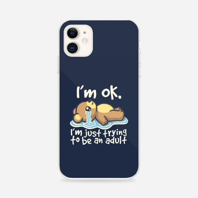 Trying To Be An Adult-iPhone-Snap-Phone Case-NemiMakeit