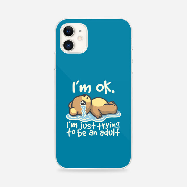 Trying To Be An Adult-iPhone-Snap-Phone Case-NemiMakeit