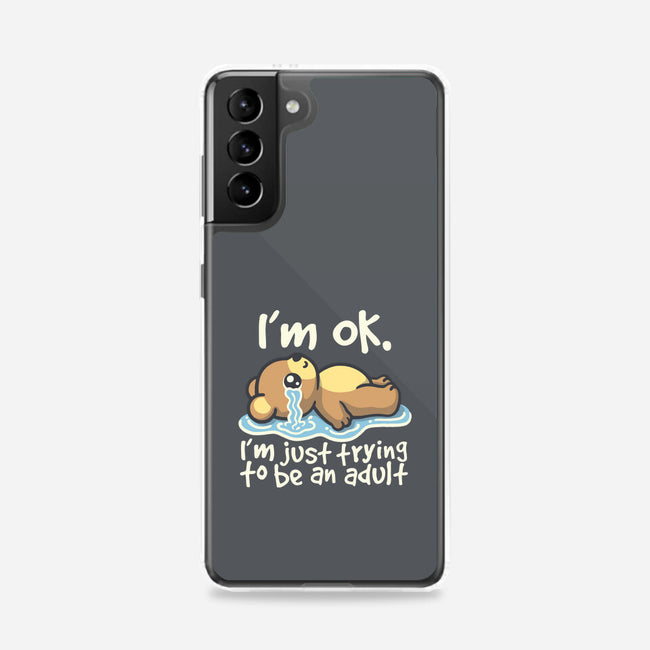 Trying To Be An Adult-Samsung-Snap-Phone Case-NemiMakeit