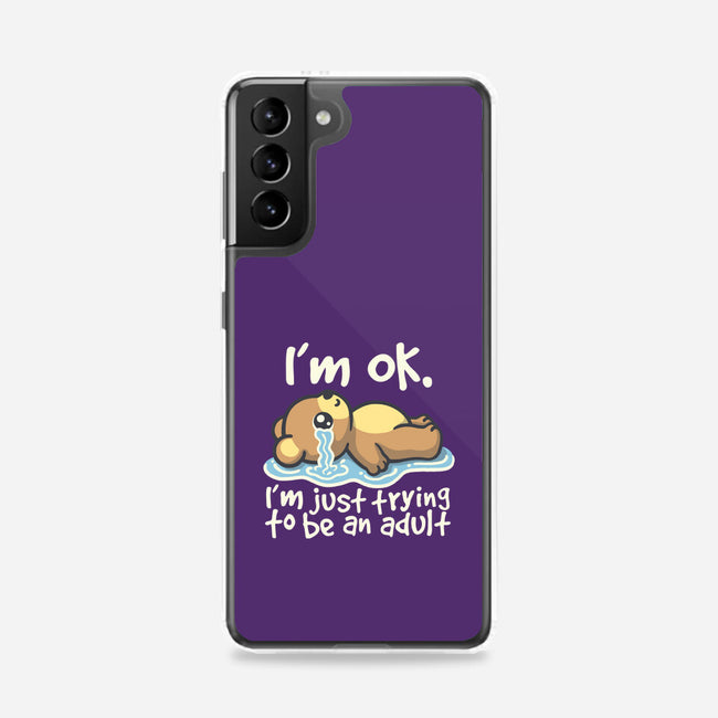 Trying To Be An Adult-Samsung-Snap-Phone Case-NemiMakeit