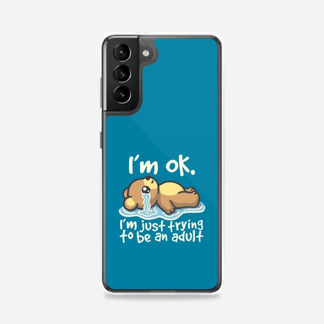 Trying To Be An Adult-Samsung-Snap-Phone Case-NemiMakeit