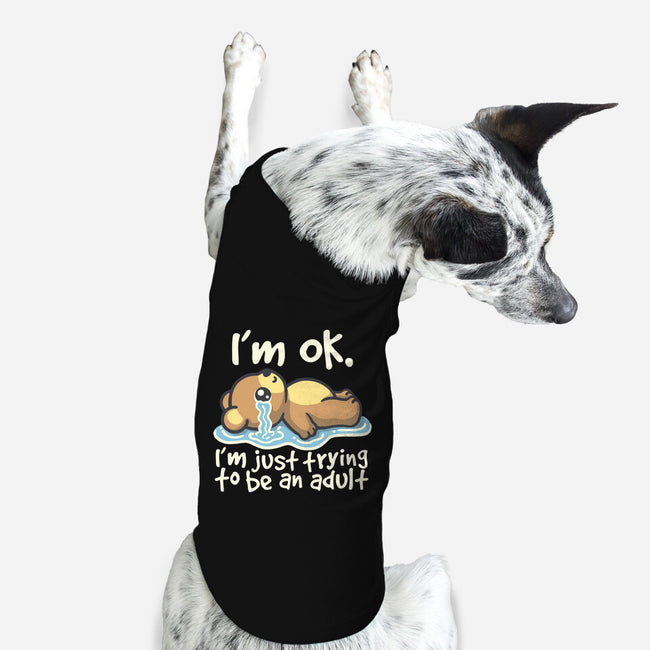 Trying To Be An Adult-Dog-Basic-Pet Tank-NemiMakeit