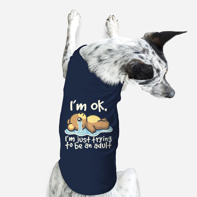 Trying To Be An Adult-Dog-Basic-Pet Tank-NemiMakeit