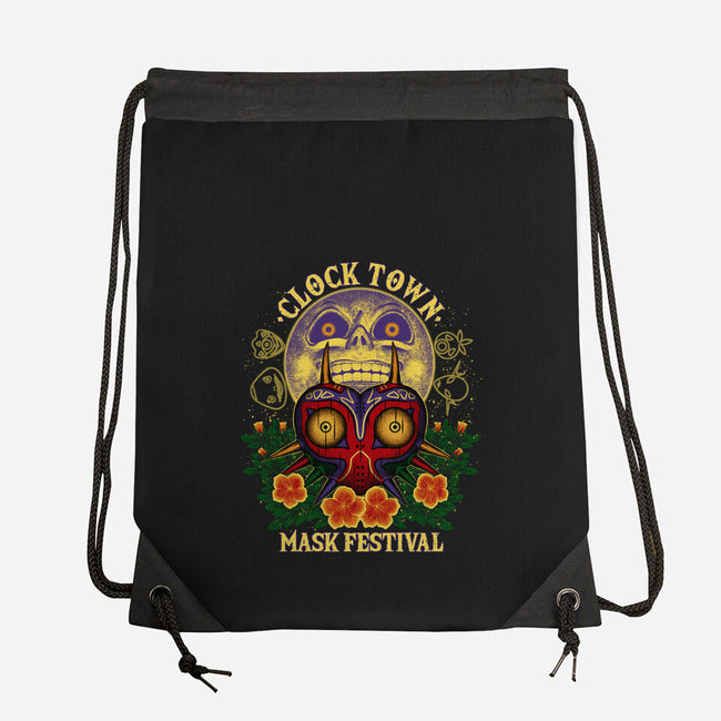 Clock Town Mask Festival-None-Drawstring-Bag-rmatix