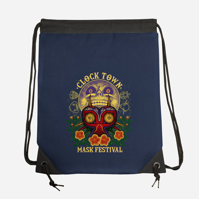 Clock Town Mask Festival-None-Drawstring-Bag-rmatix