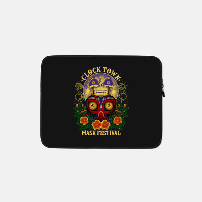 Clock Town Mask Festival-None-Zippered-Laptop Sleeve-rmatix